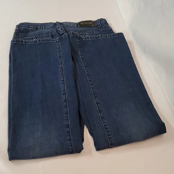 SIZE 8/29 " WAIST LUXE FLUER DE LIS DENIM JEANS - Picture 5 of 9